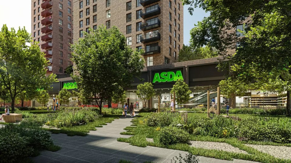 Plans for an Asda ‘town centre’ linking London’s Old Oak and Park Royal