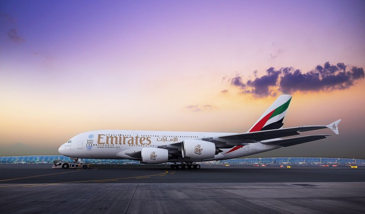 Which London airport did Emirates’ airlines boss compare to a ‘post-Second World War’ hub?