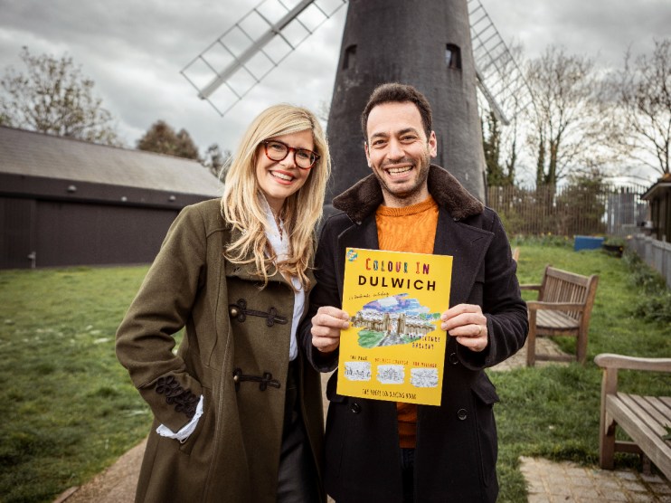 How BBC host Emma Barnett and her husband are colouring in the streets of London