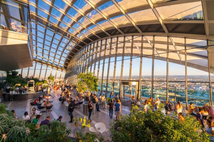 London’s Sky Garden crowned world’s most ticketed destination as visitors flock to the City