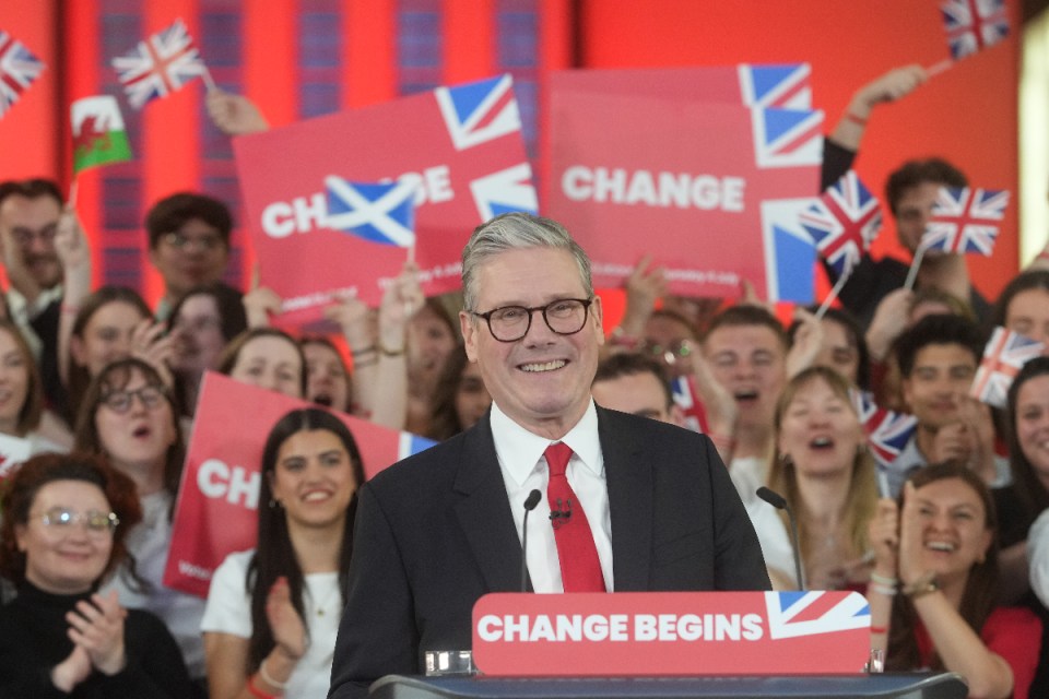 Election 2024: Sir Keir Starmer offers ‘sunlight of hope’ as he gives victory speech