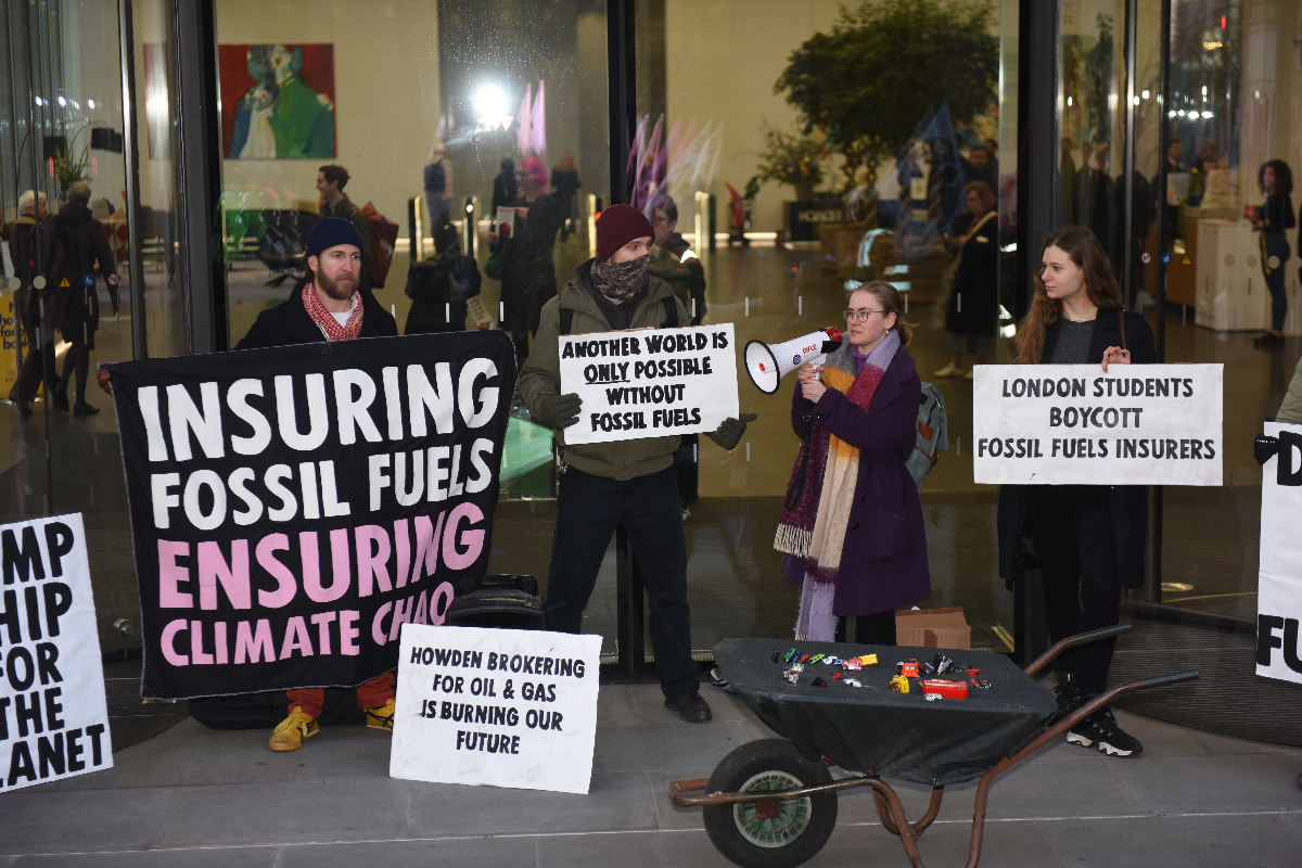 Howden’s insurance conference disrupted by climate activists